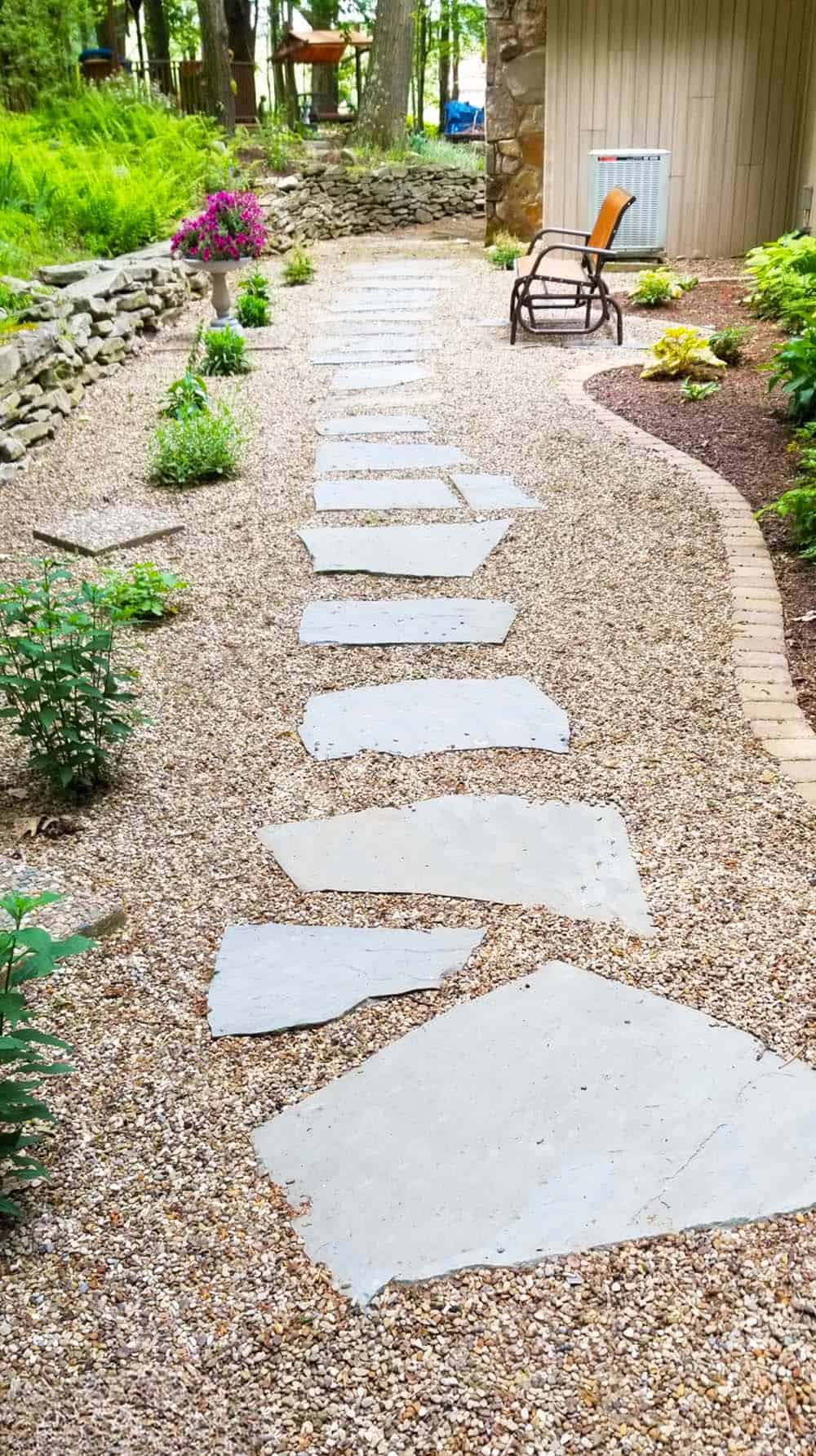 Serene Garden Walkway