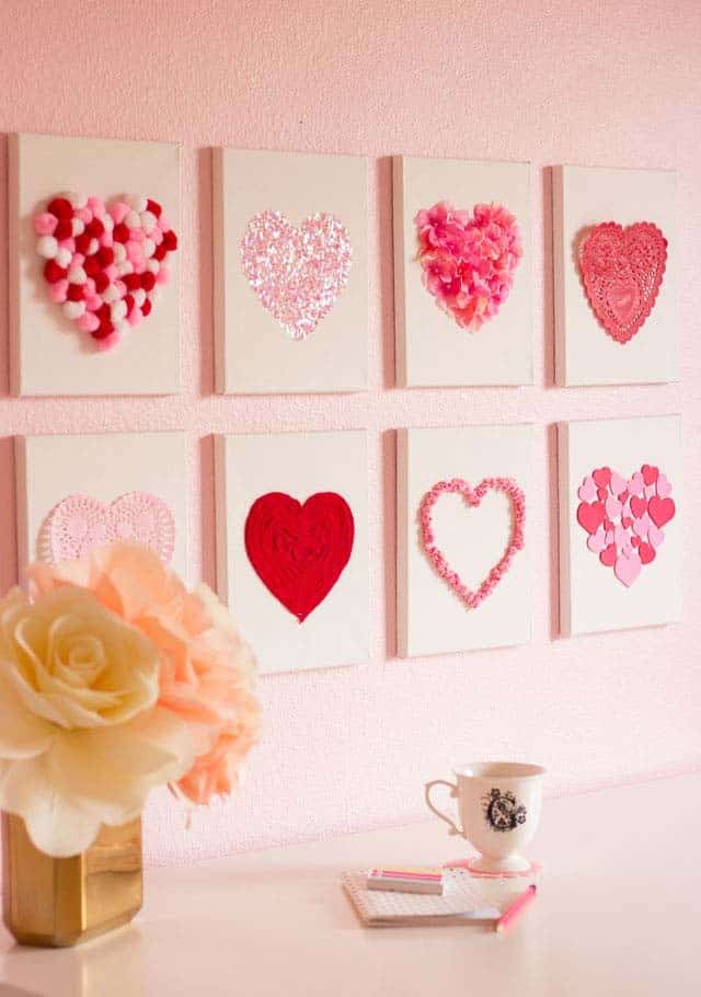 Unleash Creativity with Heart-Shaped Canvases