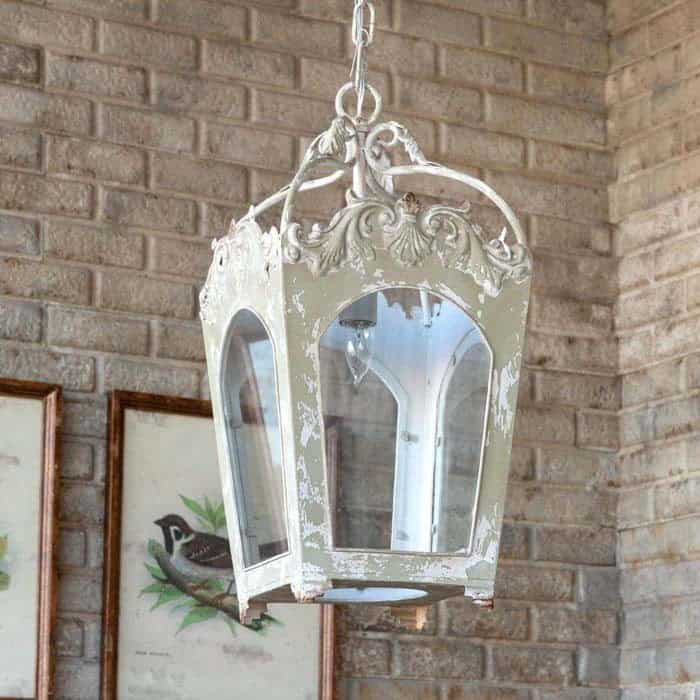 Ornate Street Lamp Repurposed as Pendant Lamp