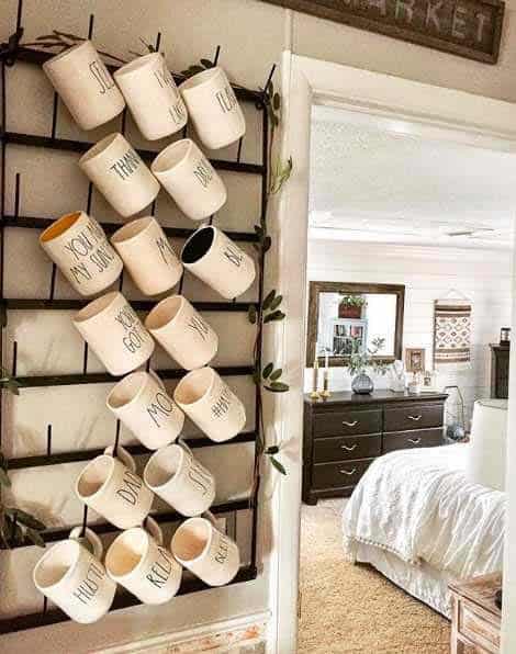 Decorate With Mugs And Free Up Space