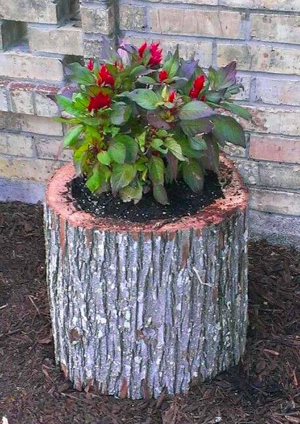 Stump Planter Charm