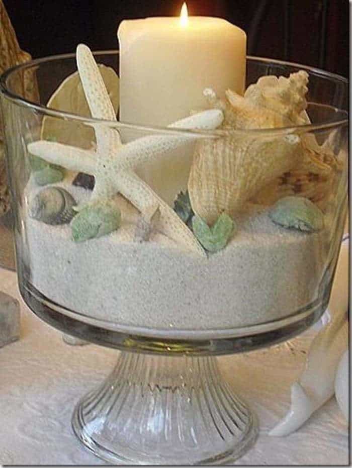 Create A Beach Themed Candle Terrarium