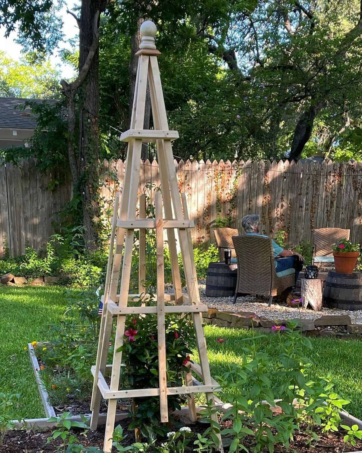 Wooden Obelisk