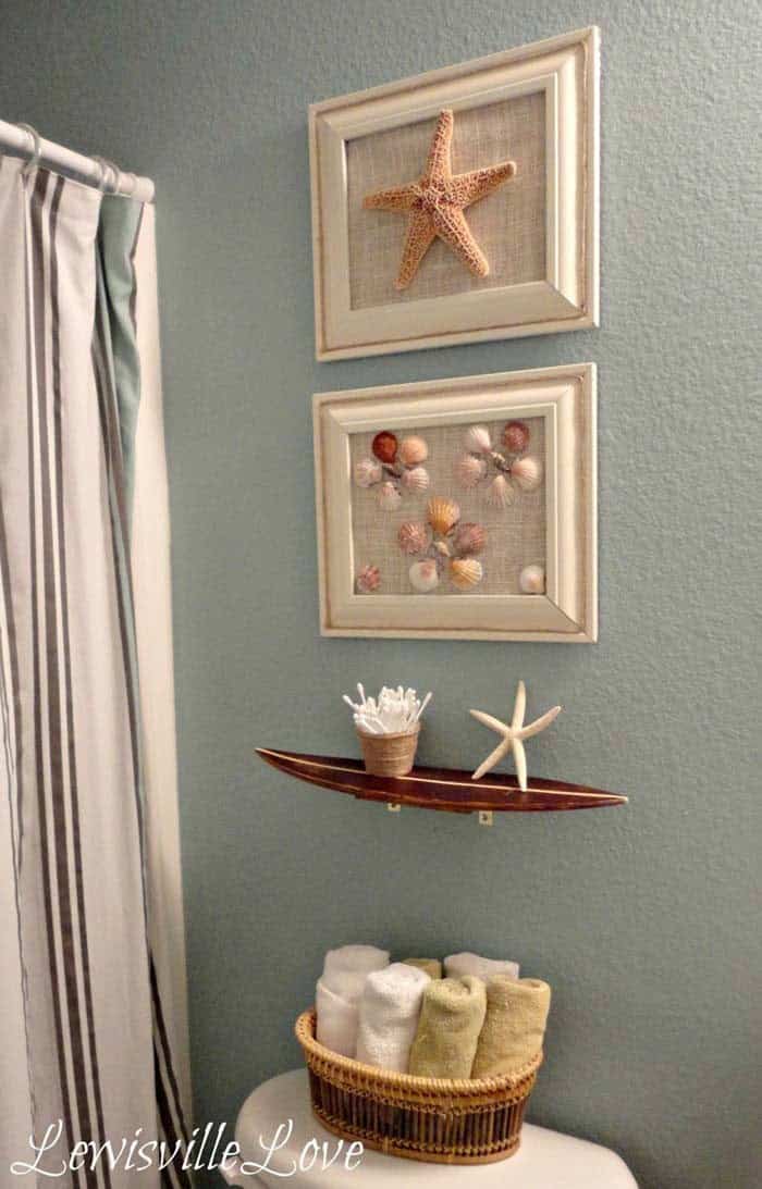 3D Seashell Framed Artwork