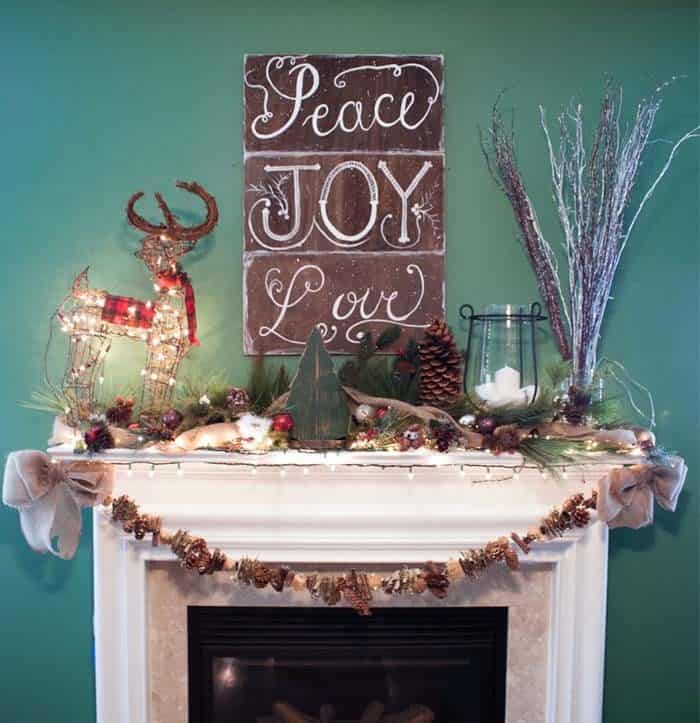 Add Country Charm With Pinecones And Twigs