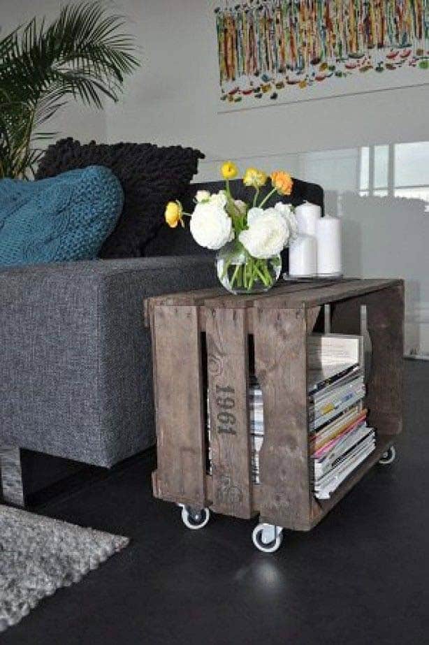 Moveable Side Table