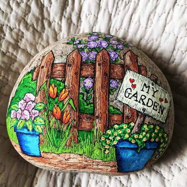 Fairy Garden Painted Rocks