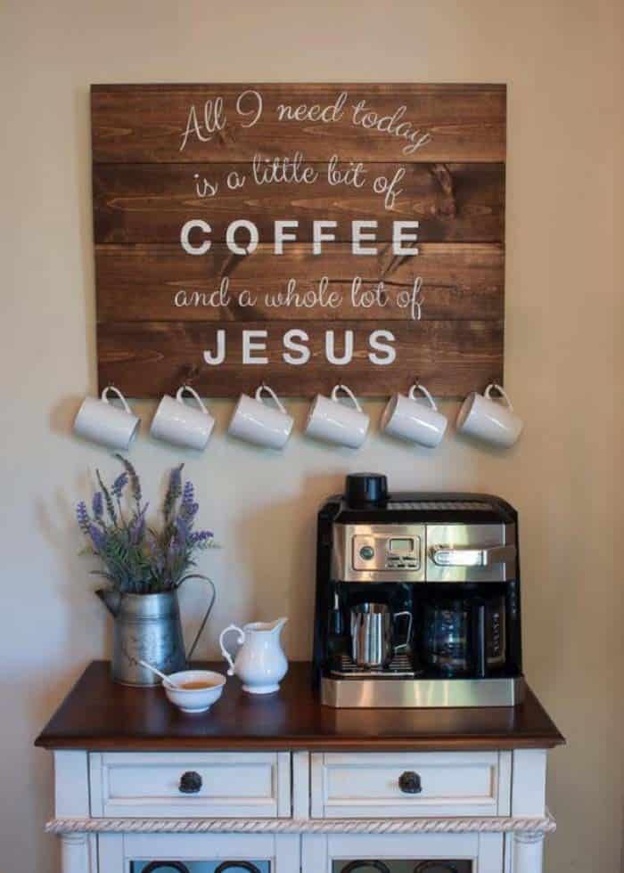 Decorate Your Coffee Station with Quotes