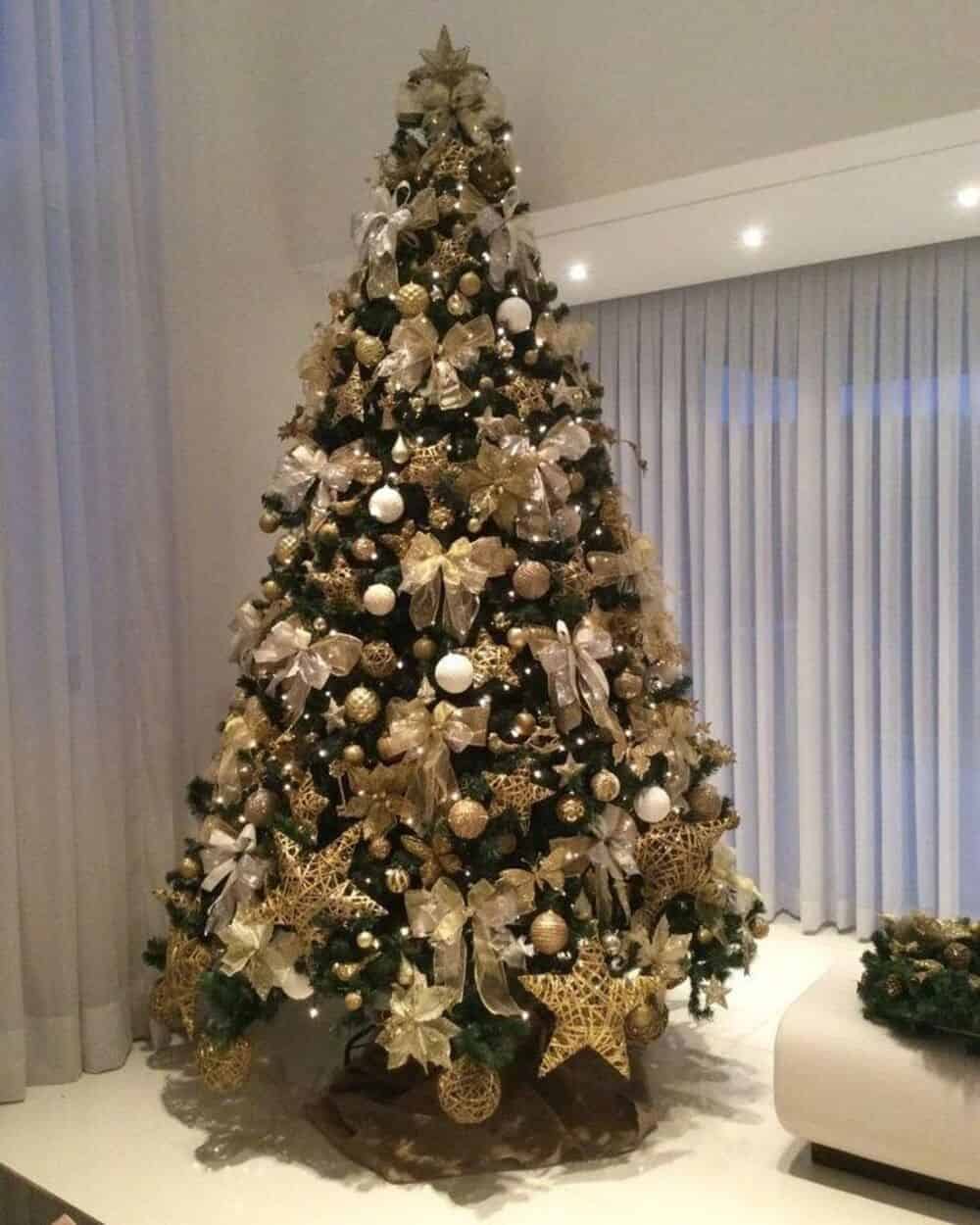 Christmas Tree In Gold