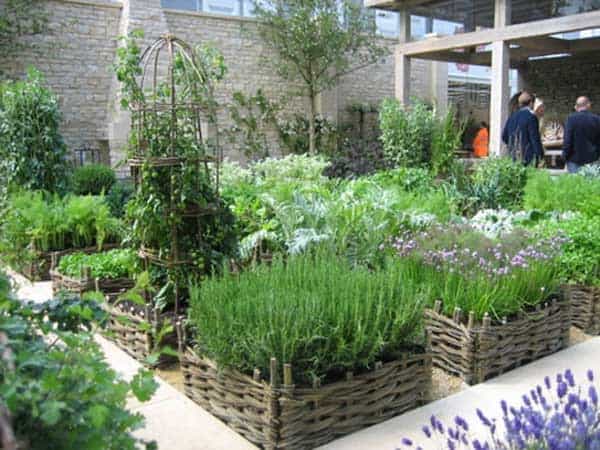 Farmhouse Style Vegetable Beds