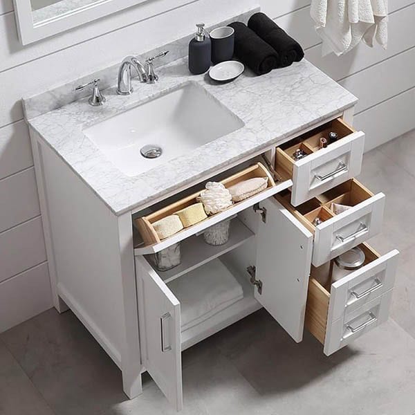 Utilize Bathroom Vanity for Organization and Convenience