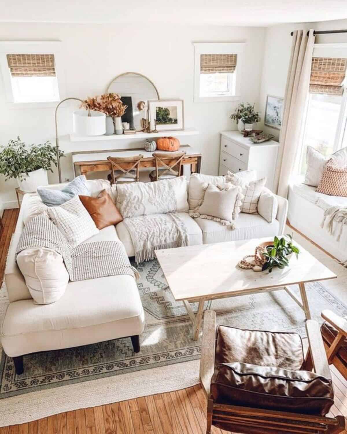 Farmhouse Boho Living Room