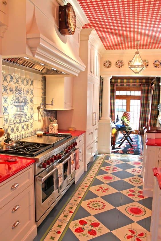 Spice Up Your Kitchen with a Red Interior