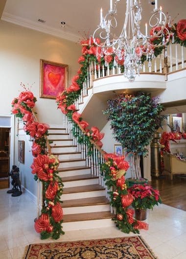 Stand Out from the Crowd with Red Staircase Decor