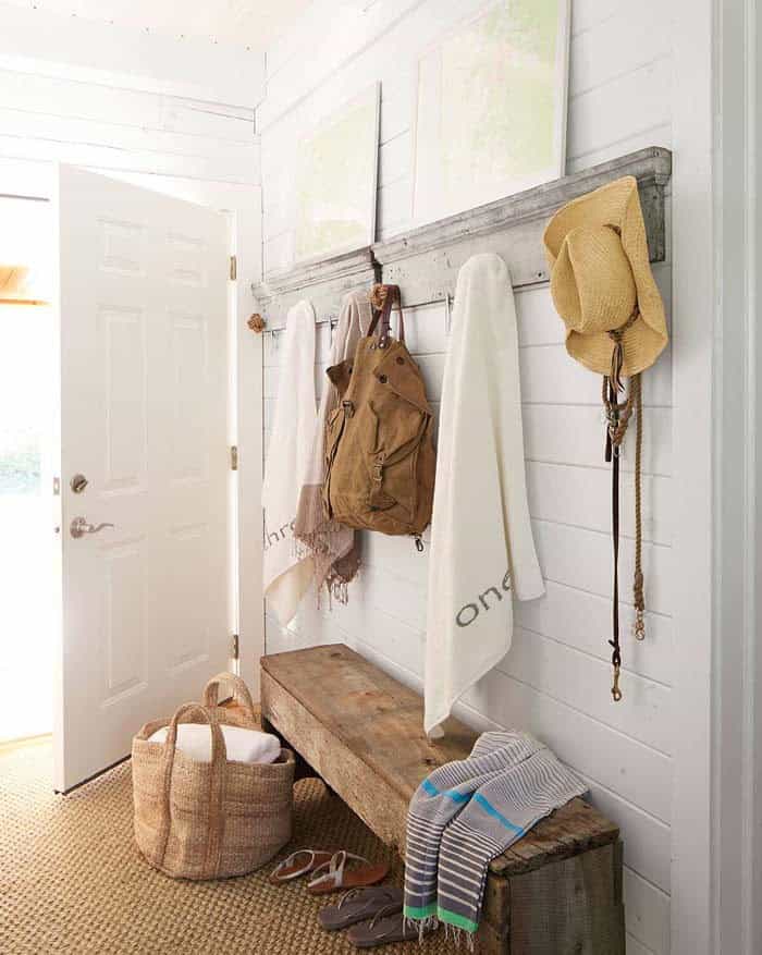 Transform Your Mudroom with DIY Shelves and a Bench