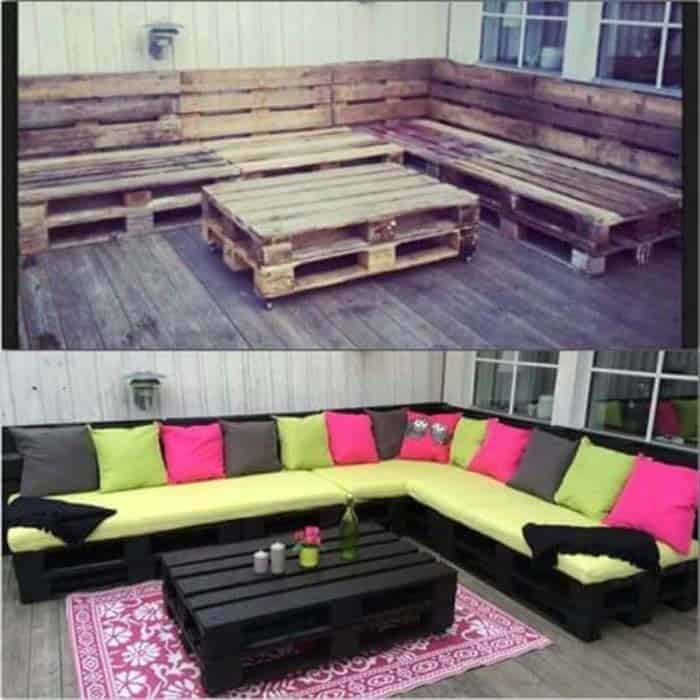 Create an Inviting Patio with Pallet Furniture