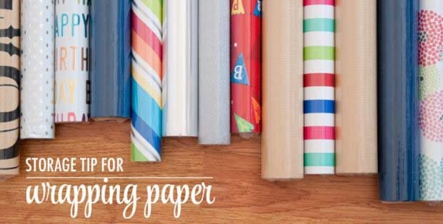 Hang Wrapping Paper For Easy Access