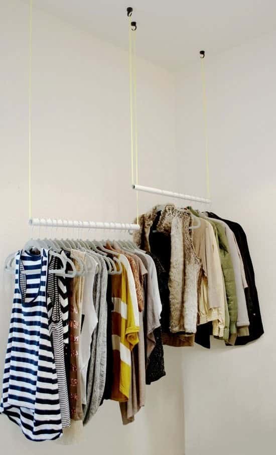 Redefine Closet Storage with Different Level Hanging Rods