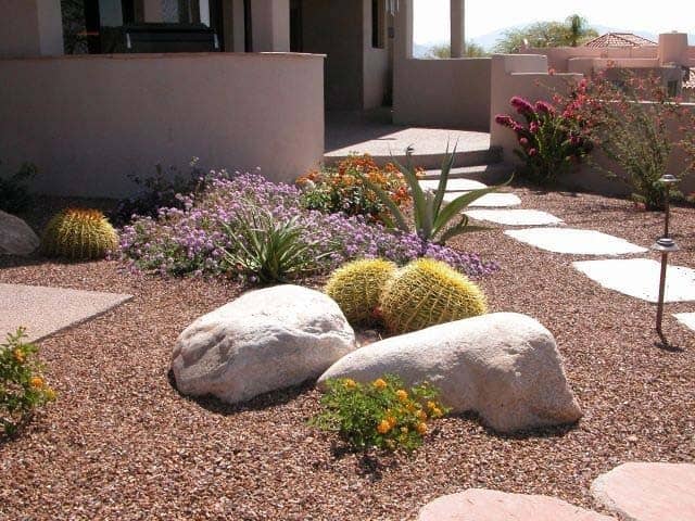 Bring Contrast to Your Desert Landscape with Large Boulders