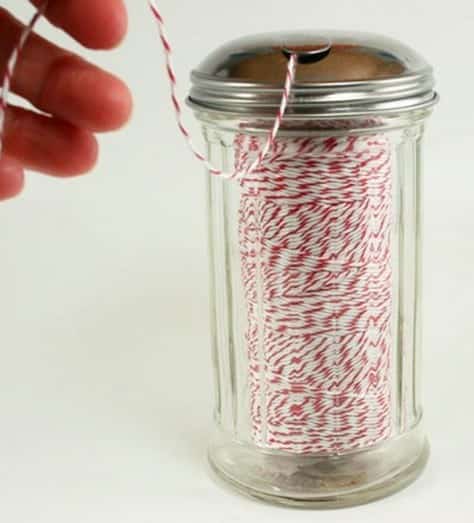 Repurpose A Sugar Dispenser for Craft Room Organization