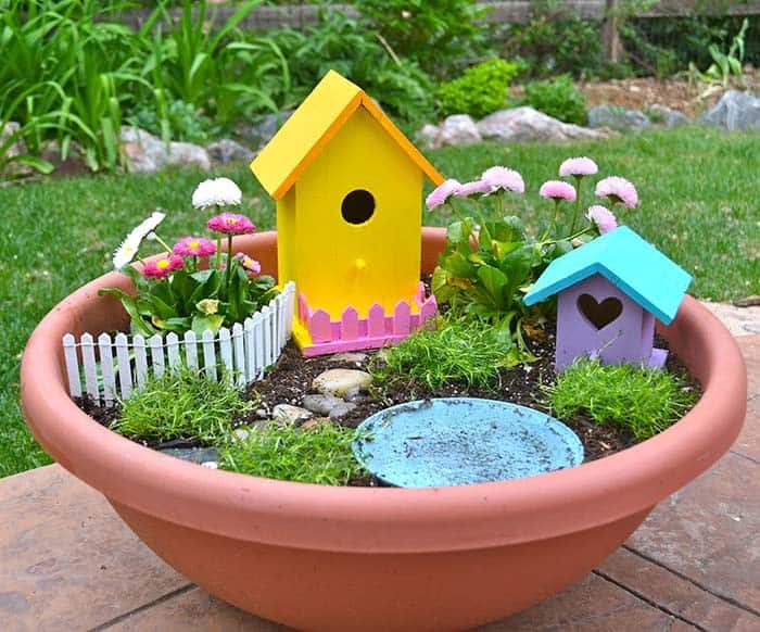 Design a Special Retreat with a Birdhouse Fairy Garden