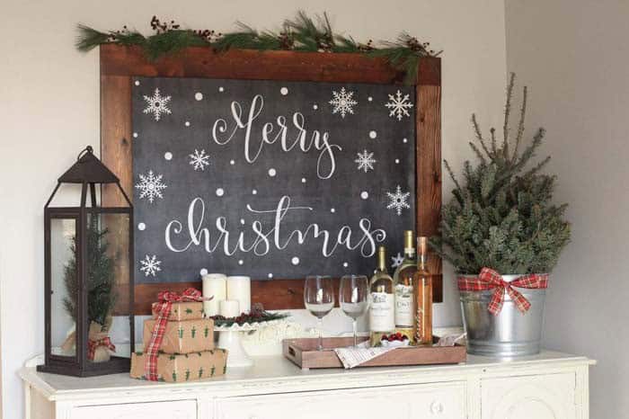 Create a Festive Christmas Nook in Your Kitchen