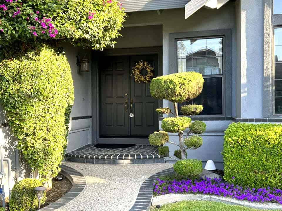 Front Door Inviting Landscape