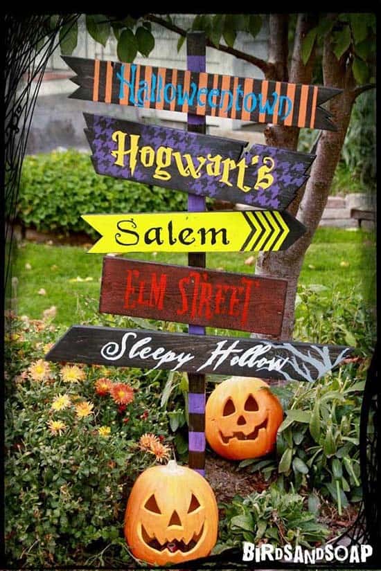 Spooky Destinations Yard Sign