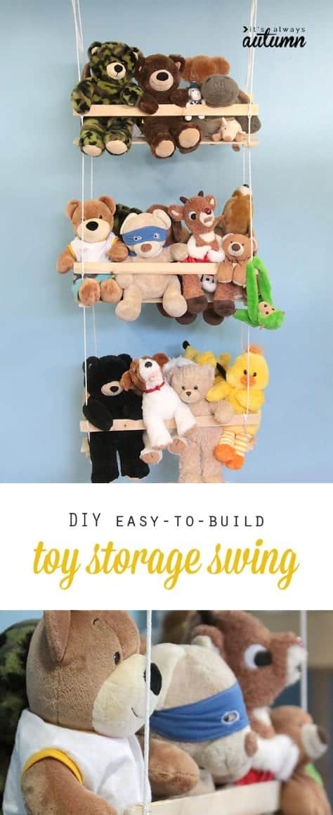 Create a Themed Plush Toy Storage with a Swing