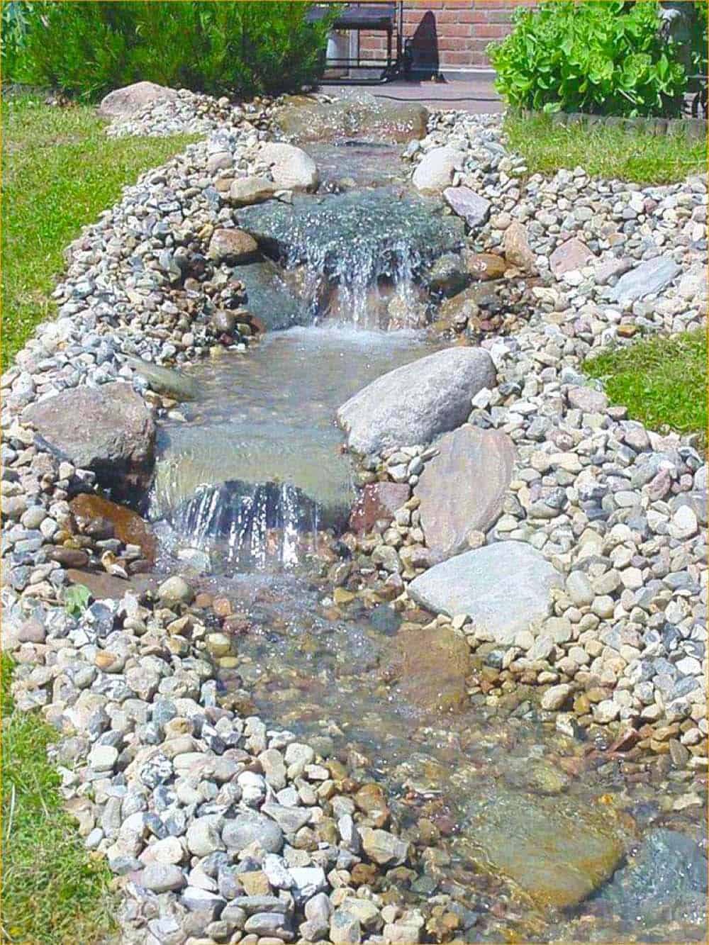 Cascading Garden Stream