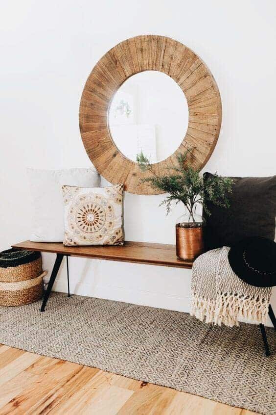 Boho Entryway Mirror