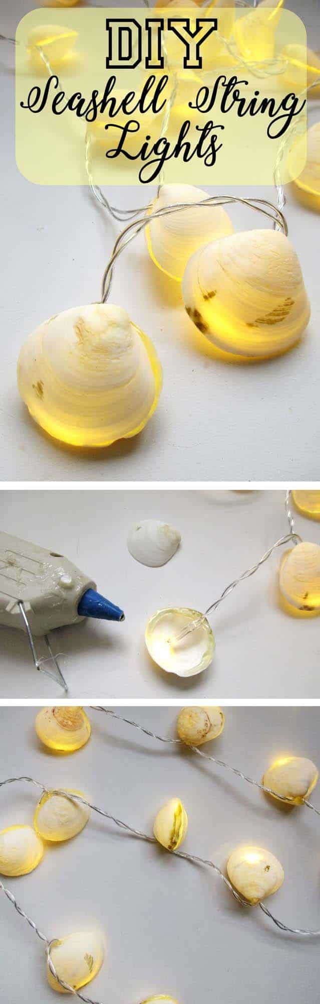 DIY Seashell String Lights: Captivating Home Decoration