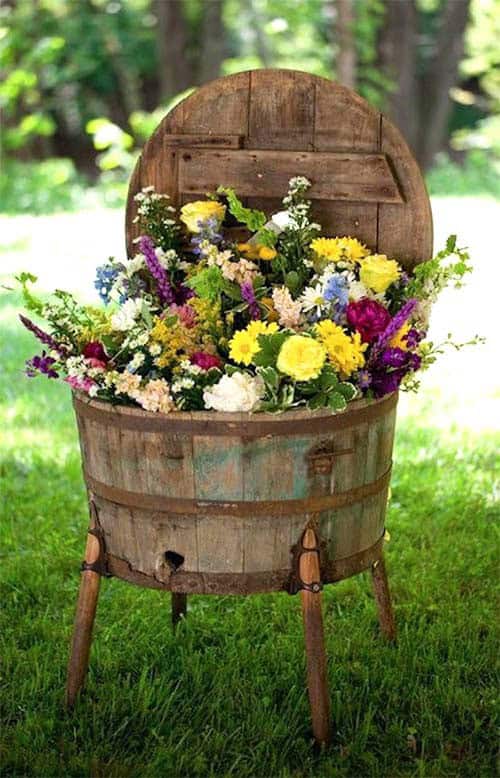 Add Character to Your Garden with Whiskey Barrel Planters