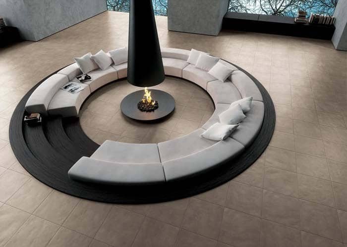 Indoor Firepit Nook