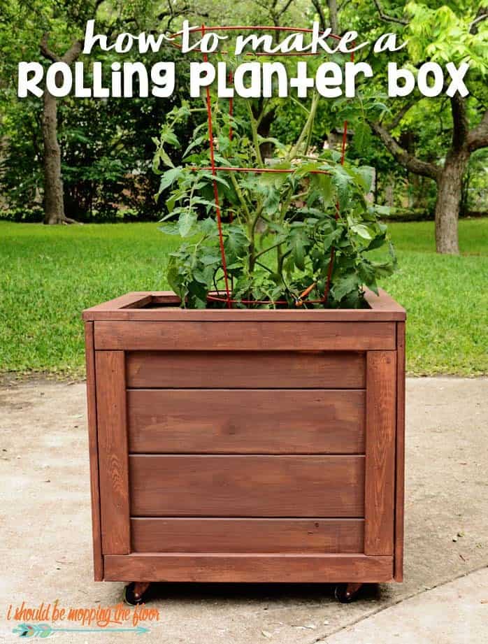 Make a Mobile Planter Box for Your Backyard