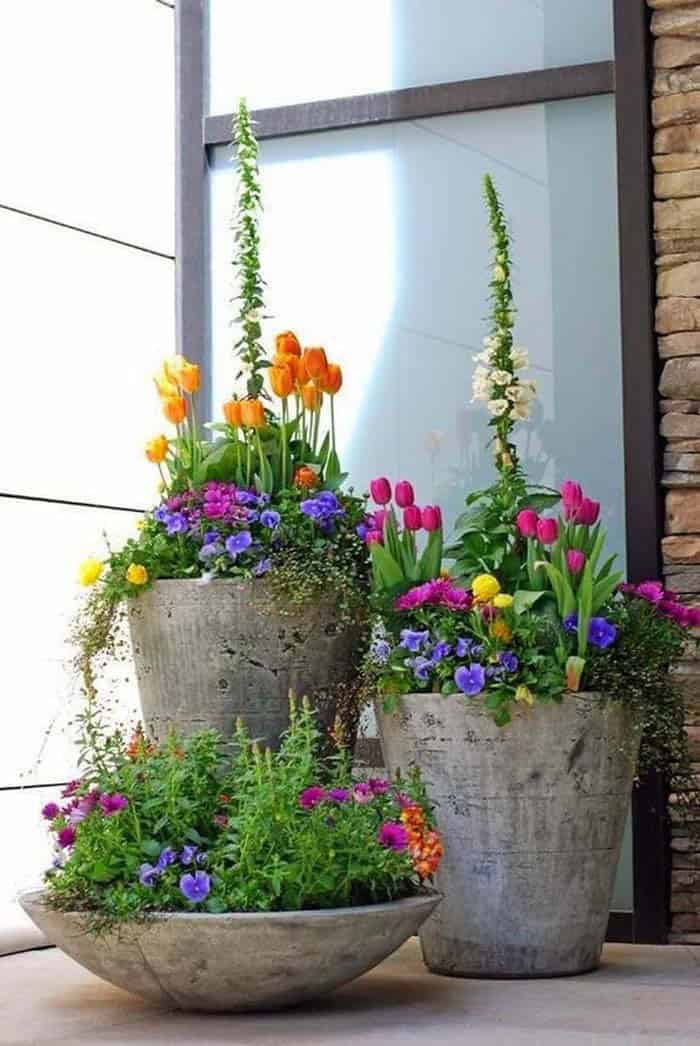 Create a Stylish Home Décor with DIY Concrete Flower Pots