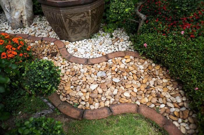 Create  Rustic Pathway with Brown River Rocks