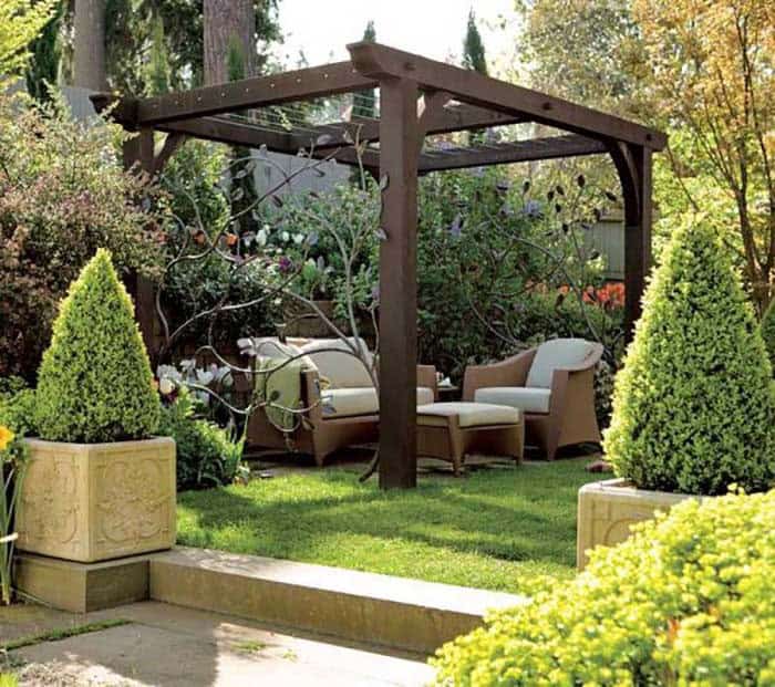 Ornate Private Pergola