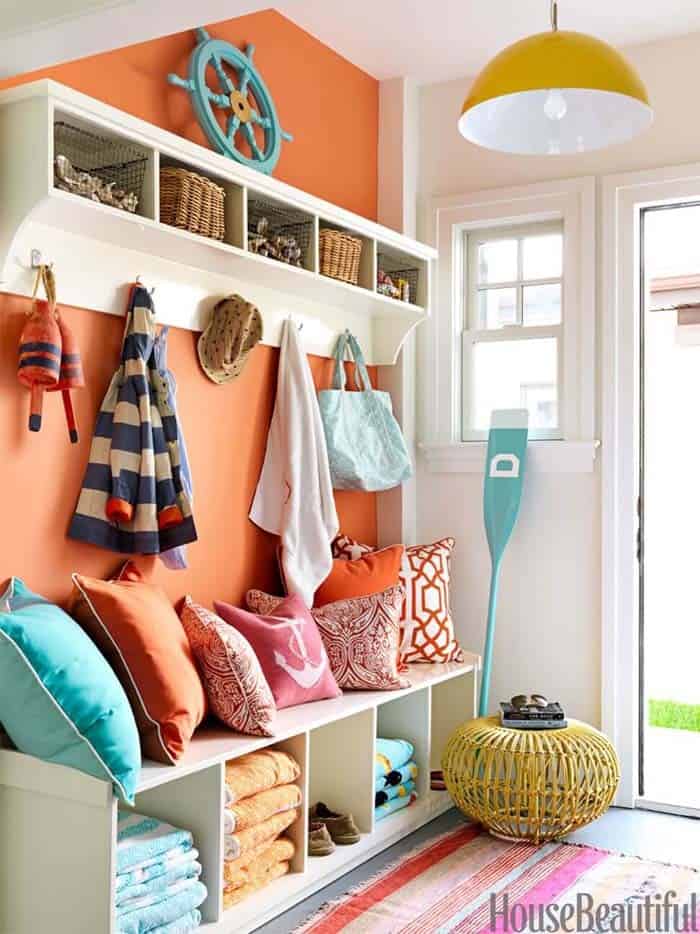 Bring Joyful Vibes with a Brightly Colored Accent Wall