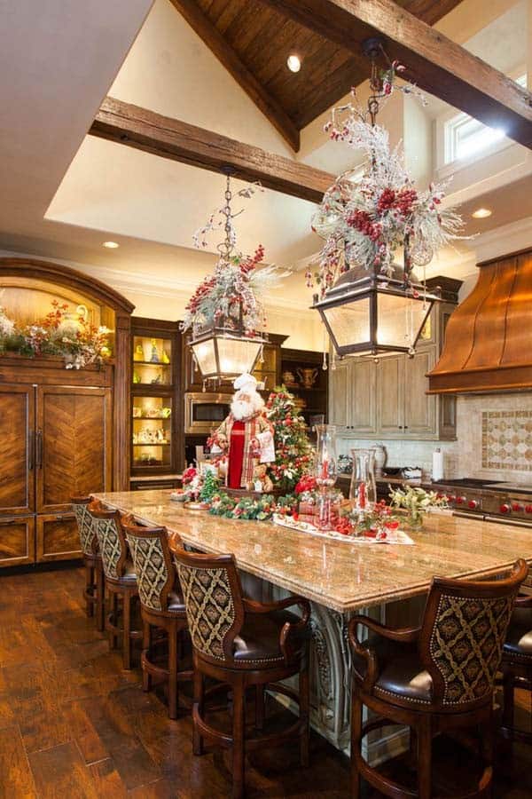 Adorn Your Kitchen with Traditional Christmas Decorations