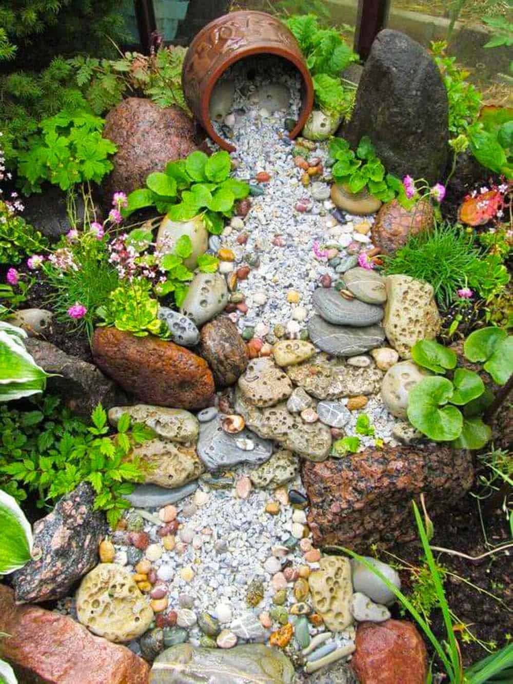 Whimsical Garden Stream