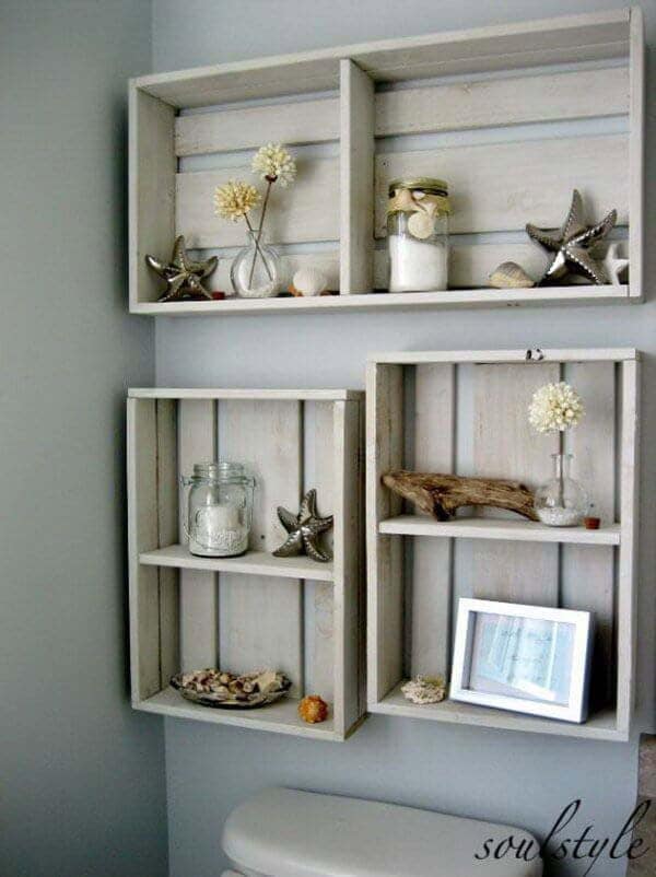 Crates With Added Shelves