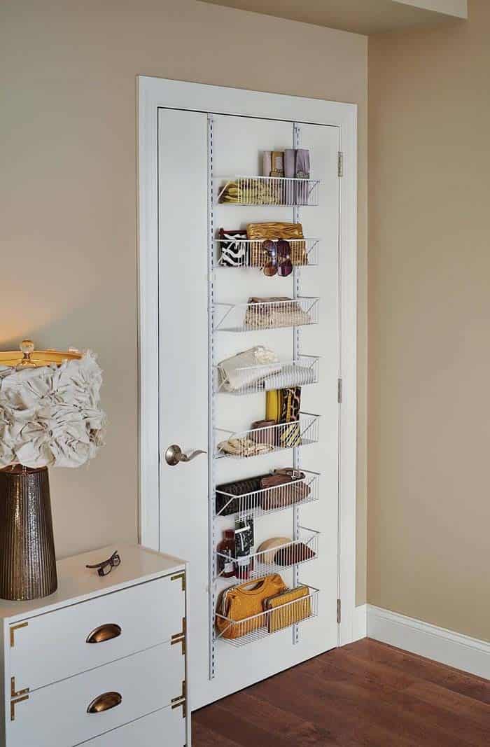 Utilize the Back of Your Door as Extra Storage Space