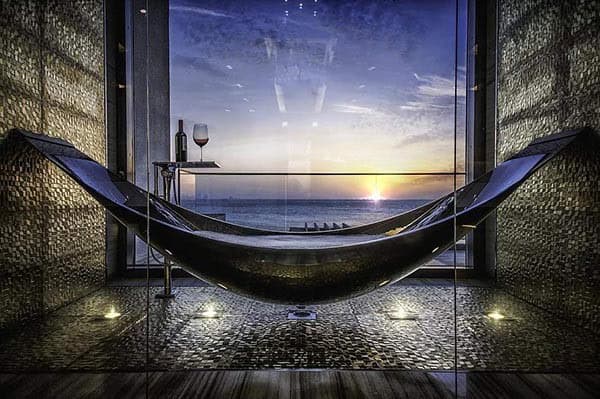 Enjoy an Upscale Bath Experience with a Hammock Bathtub