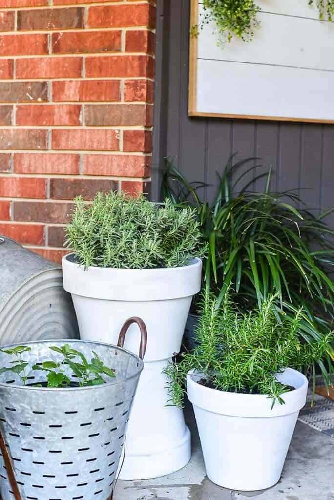 Create a Striking Doorway with Modish Flower Pots