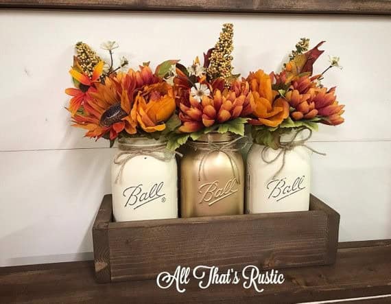 Make any Occasion Special with Rustic Fall Mason Jars