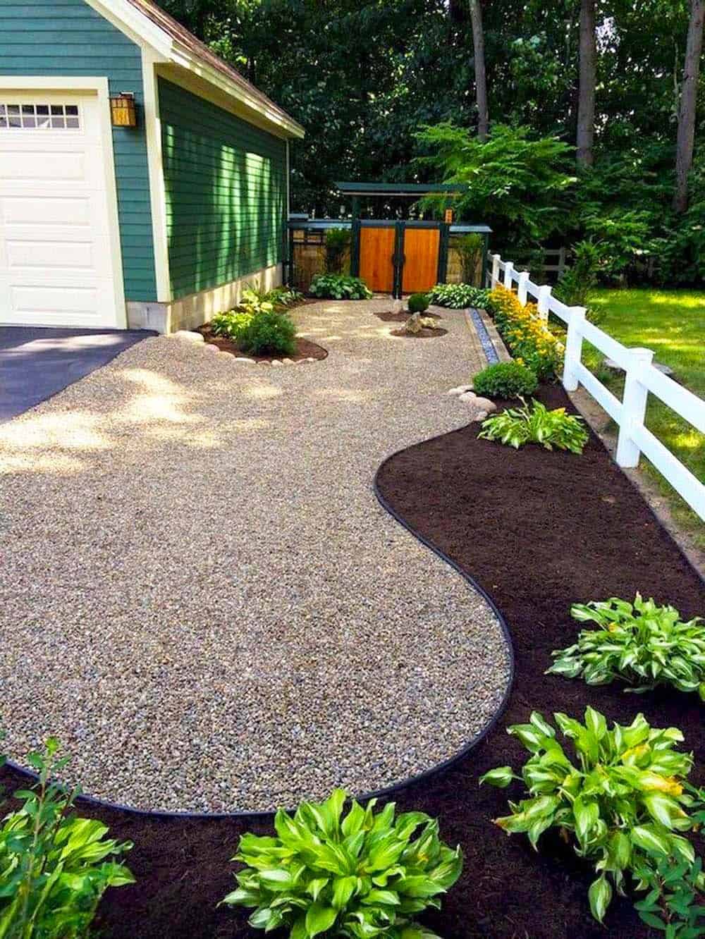 Driveway Garden Elegance