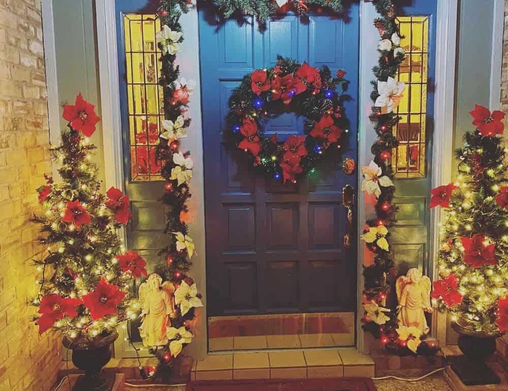 Breathe Life into Your Porch with Poinsettias