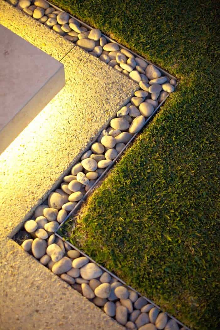 River Rocks Garden Edging