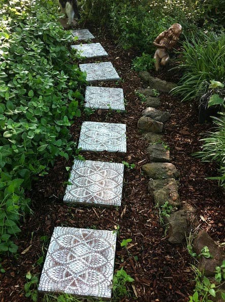 Lace Stepping Stones